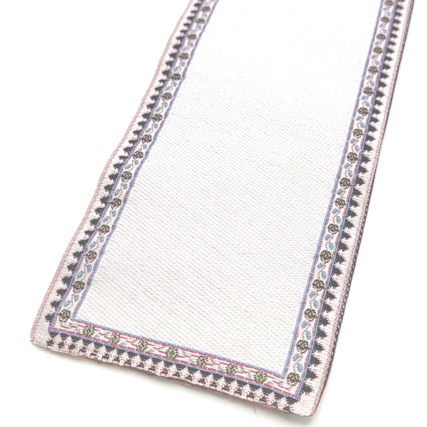 Off-White Woven Stairway Runner for a Dollhouse - 2.5" x 24" - 1/12 Scale Miniature