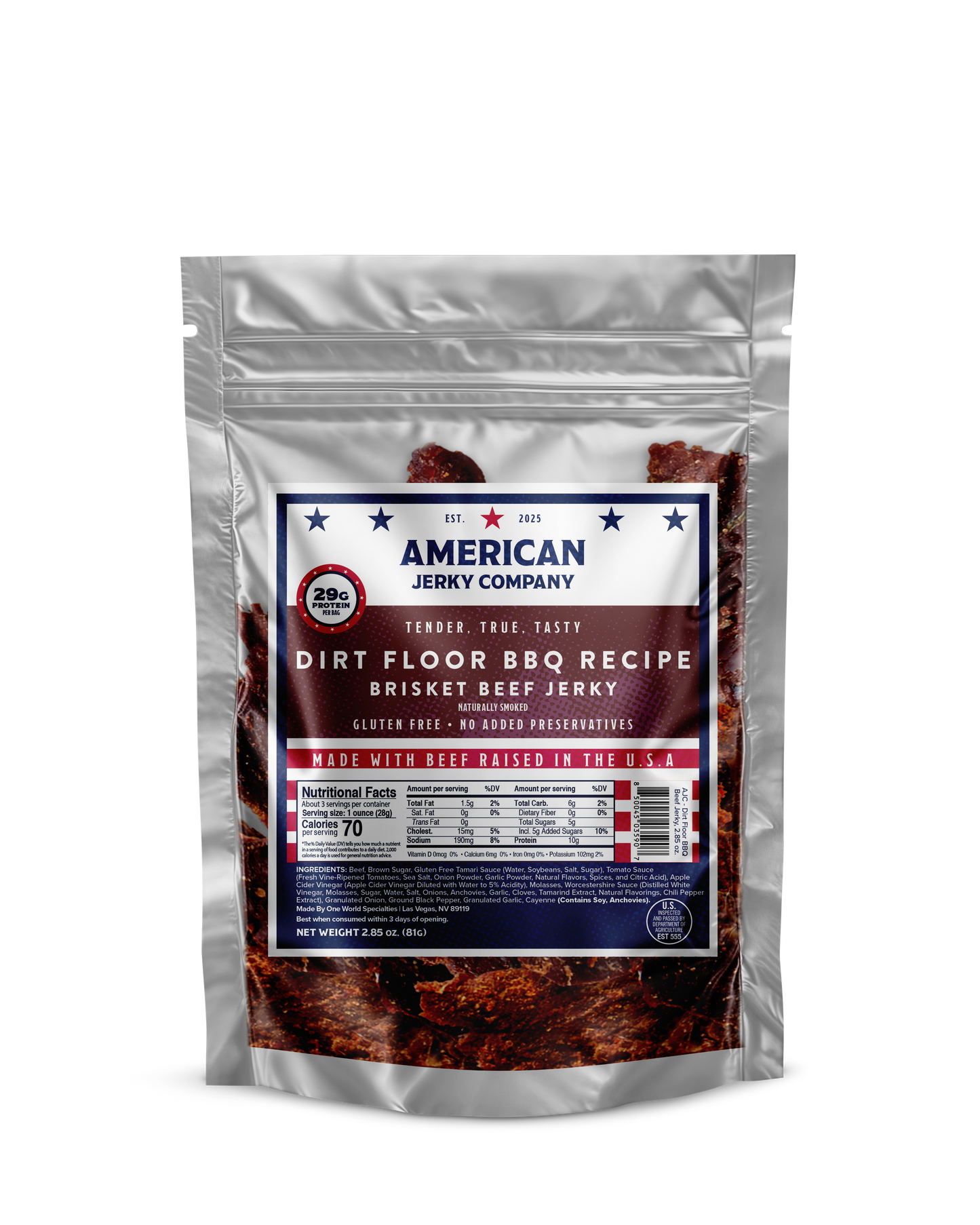 American Jerky Company - 2.85 OZ 25 Pack