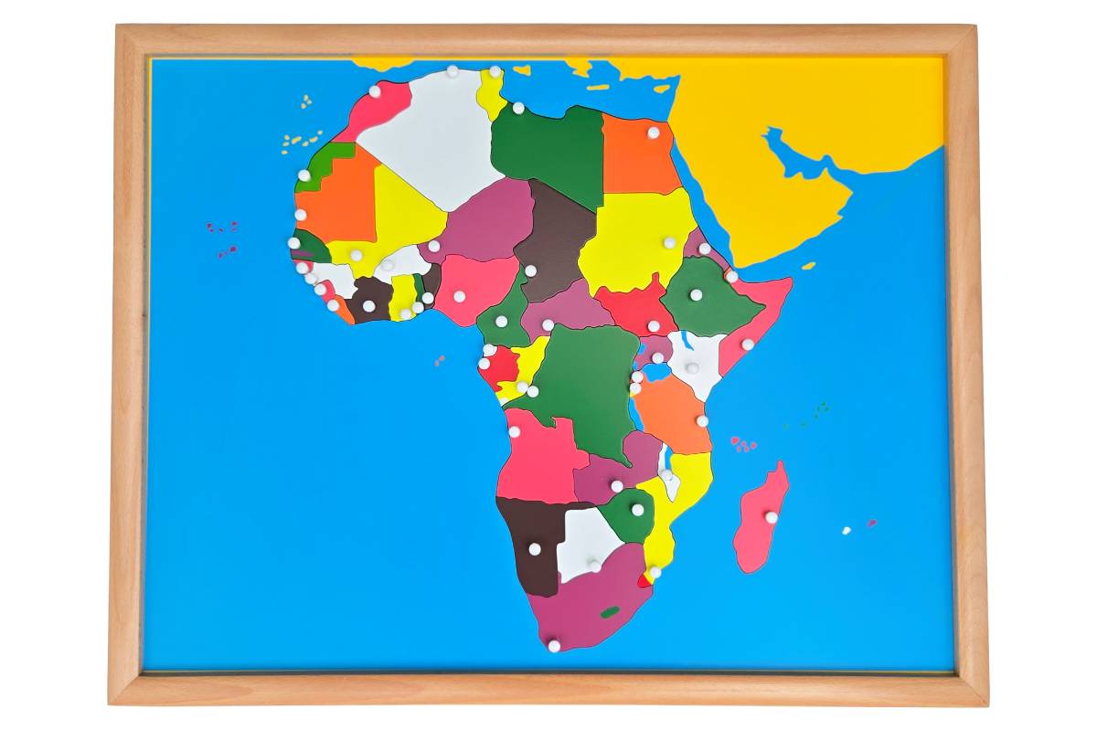 Puzzle Map of Africa