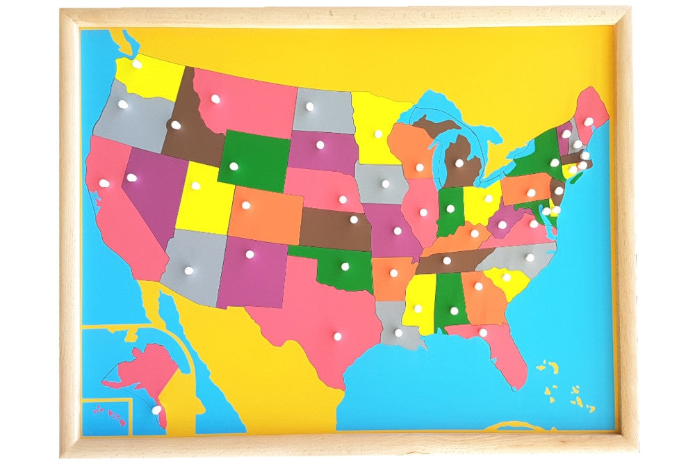 Puzzle Map of the USA