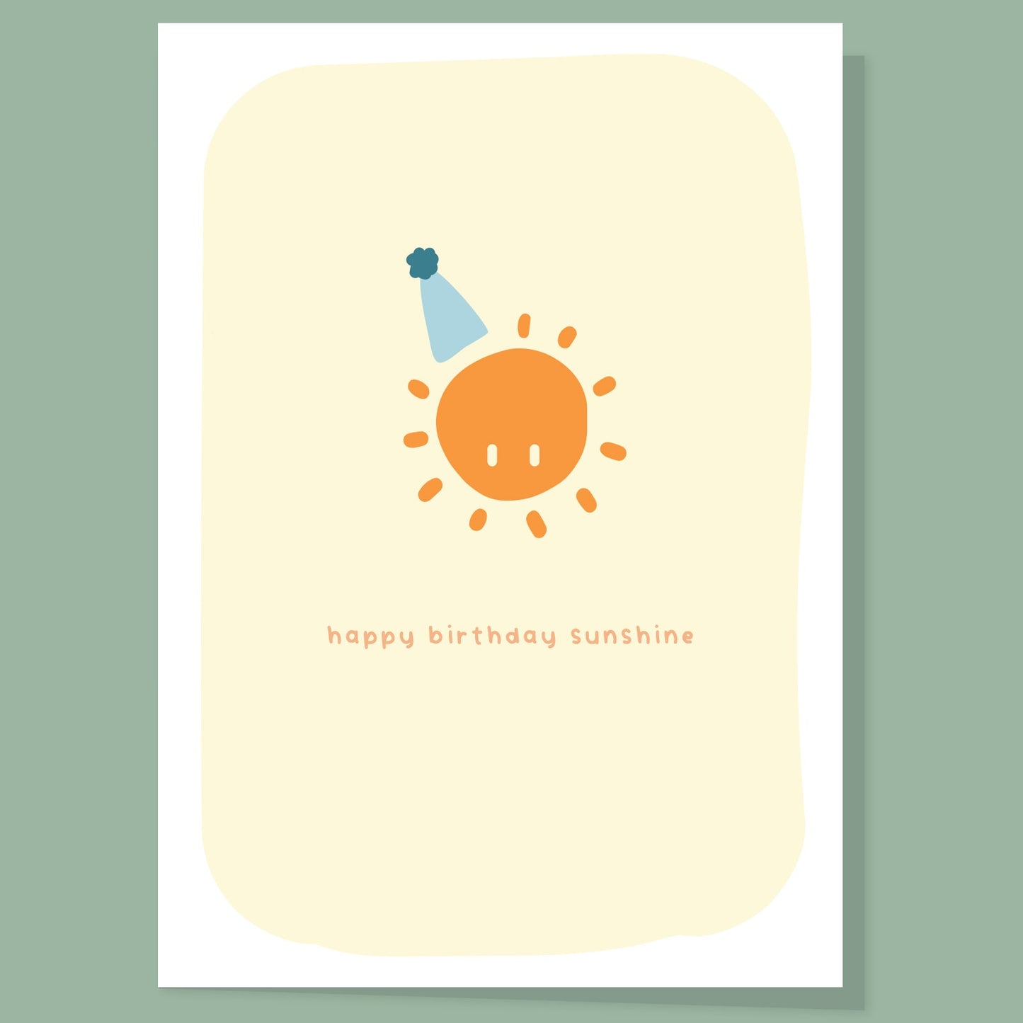 Happy Birthday Sunshine Card