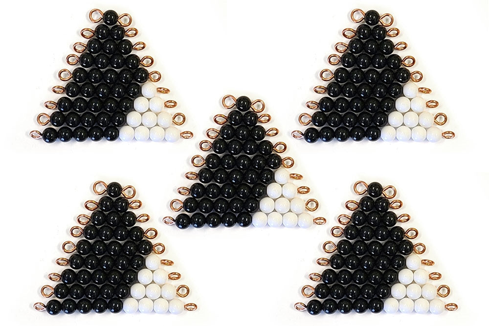 Black and White Bead Stairs - 5 Sets (N Beads)