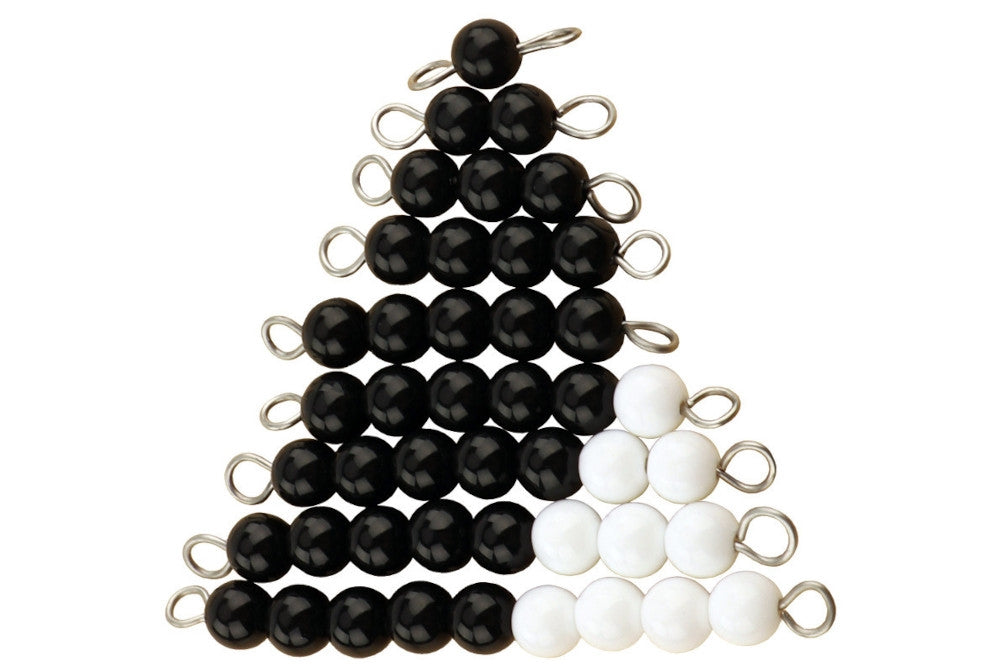 Black and White Bead Stairs - 1 Set (C Beads)