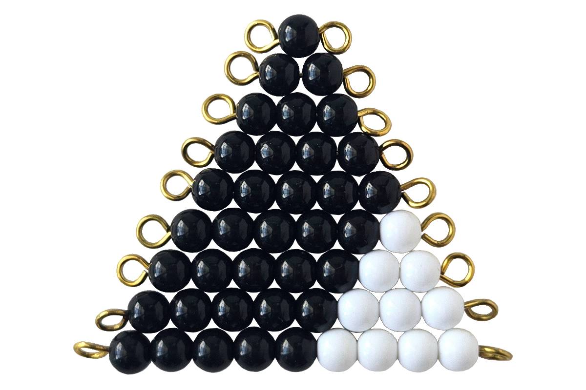 Black and White Bead Stairs - 1 Set (W Beads)