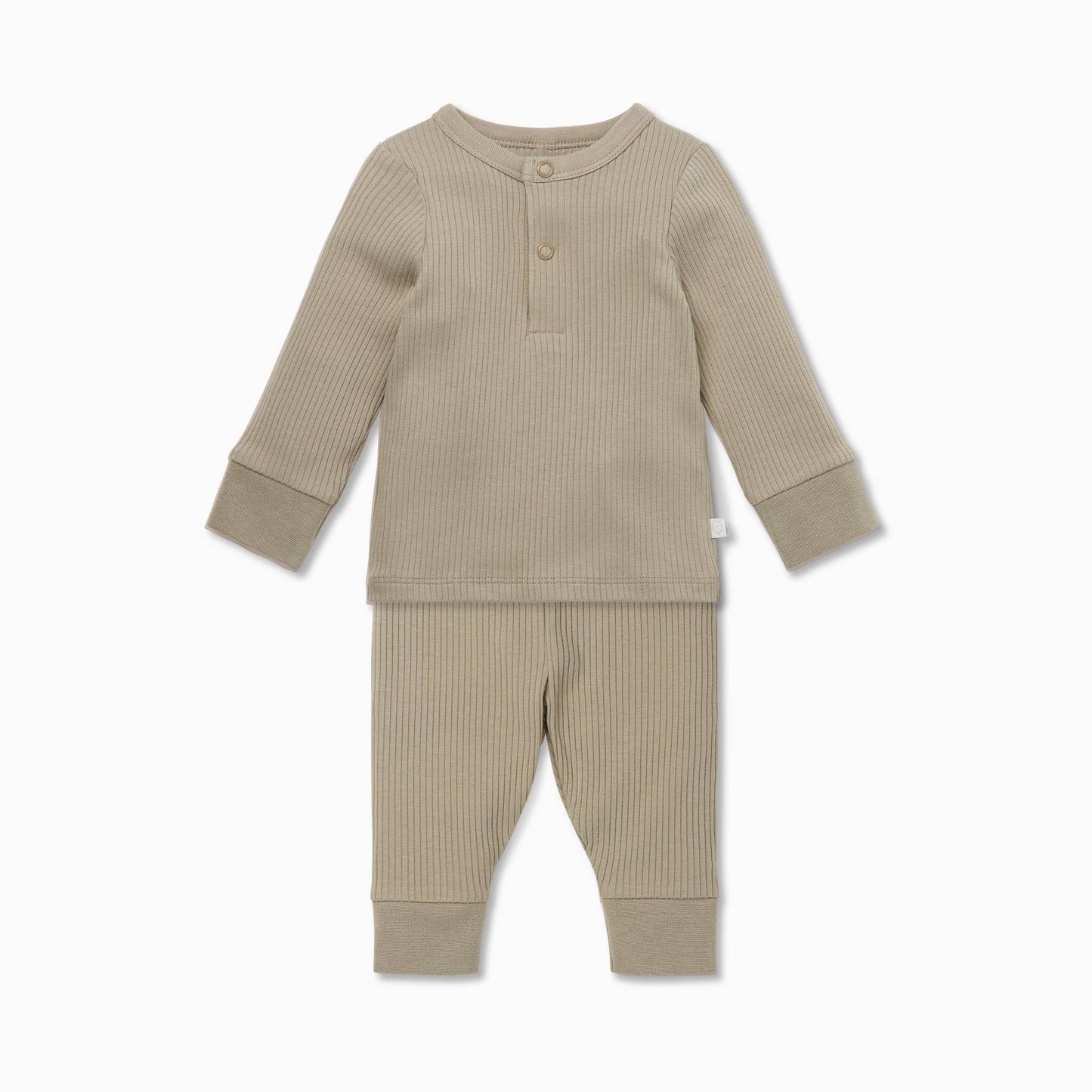Biscuit Ribbed Pyjamas