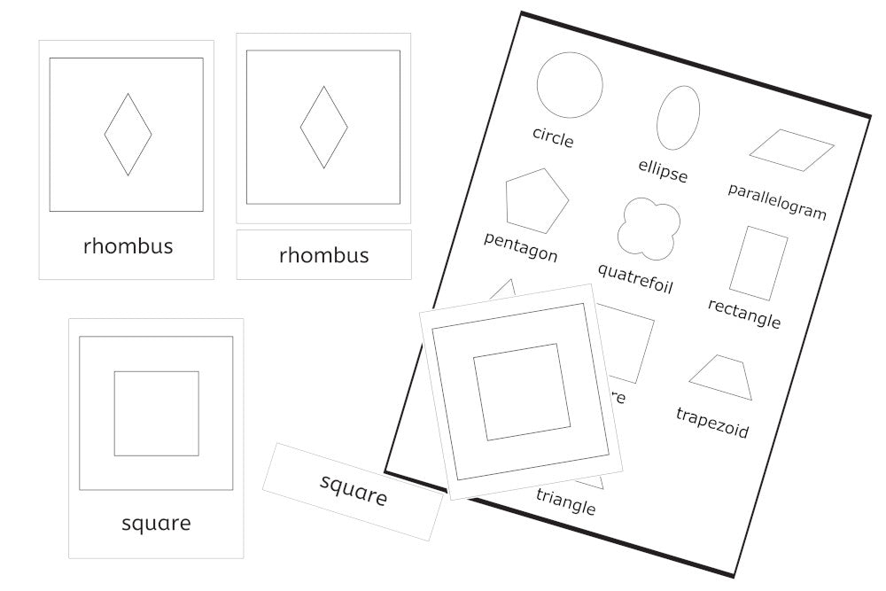3-Part Cards for 10 Geometric Insets (PDF)