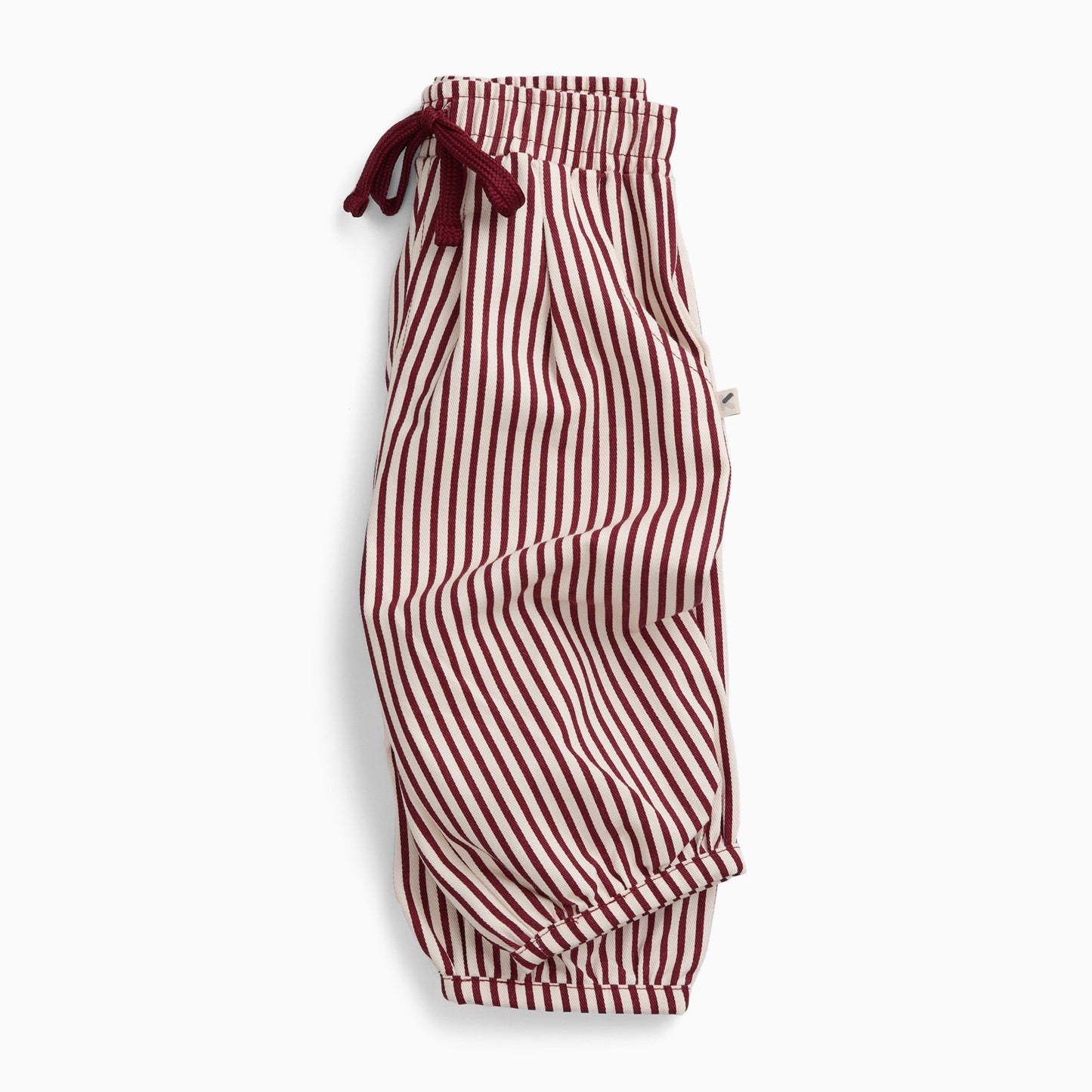 KIDLY by MORI Barrel Leg Striped Trousers