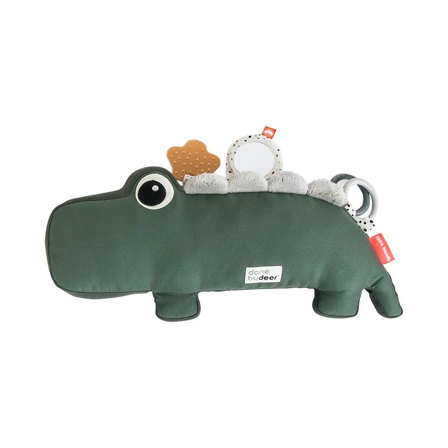 Done by Deer Tummy Time Croco Toy - Green