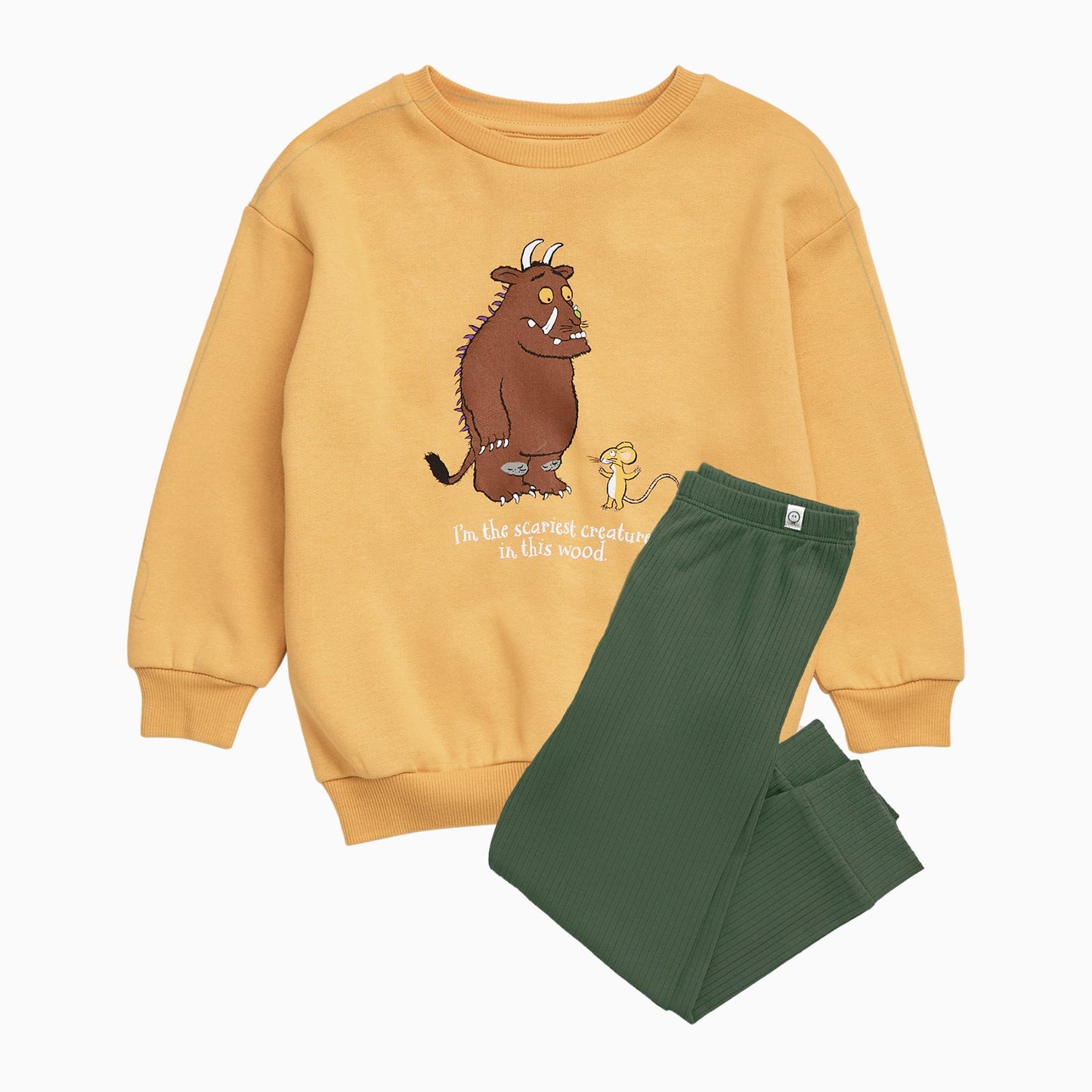 Gruffalo & Mouse Sweatshirt & Ribbed Leggings Outfit