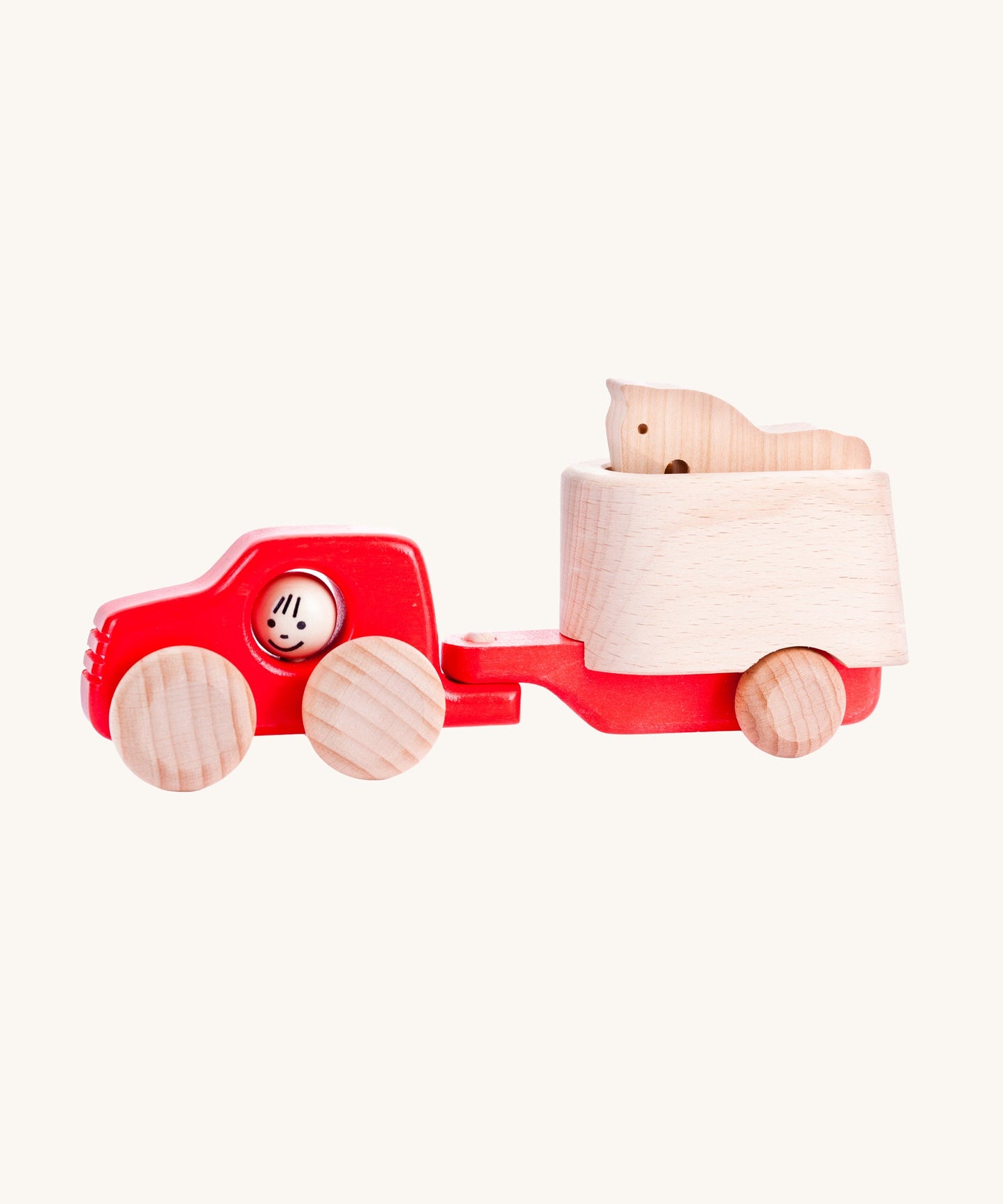 Bajo 4x4 Car & Horse Trailer-Red