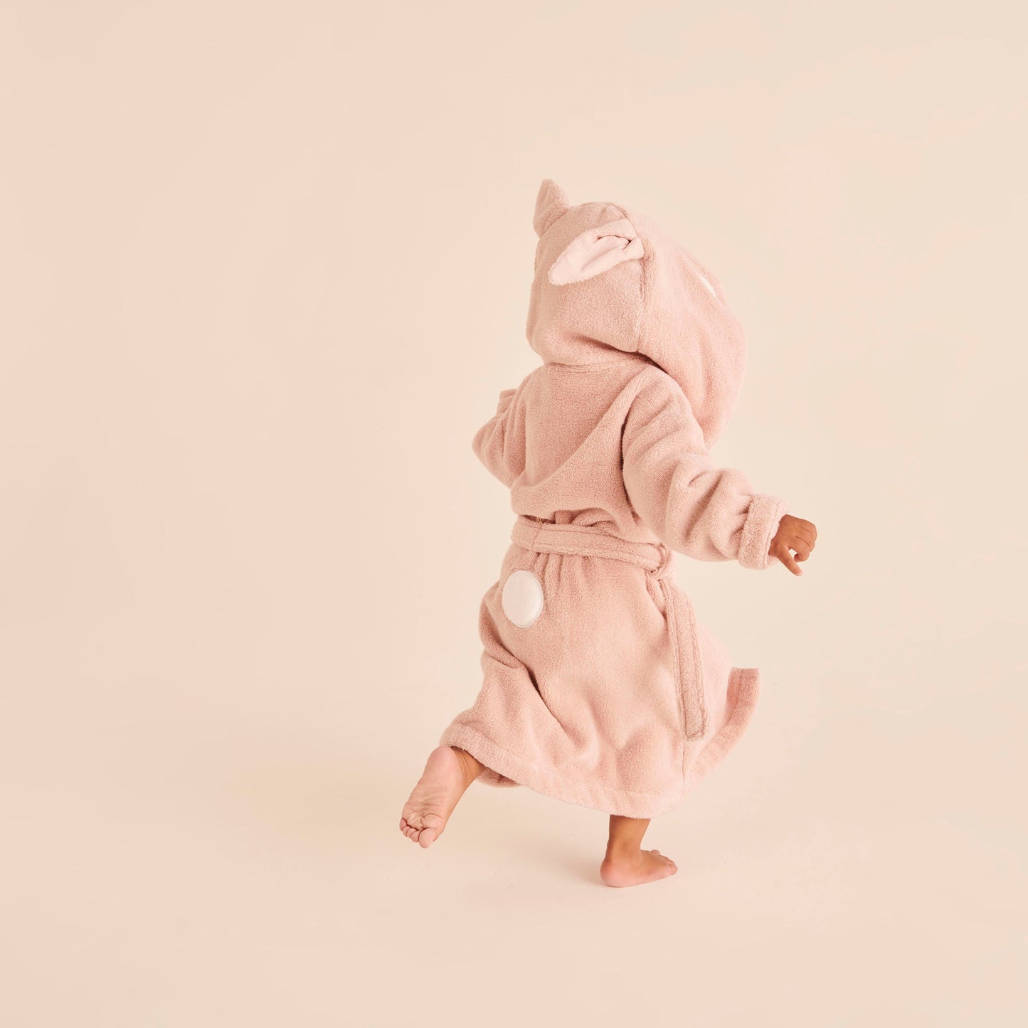 Bunny Hooded Bath Robe & Mitt Set