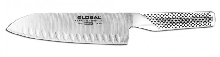 Global Classic Hollow Ground 7" Santoku Knife