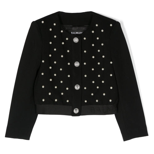 Balmain Kids Knit Jacket