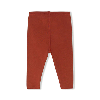 Bonpoint Andy Chestnut Cotton Leggings