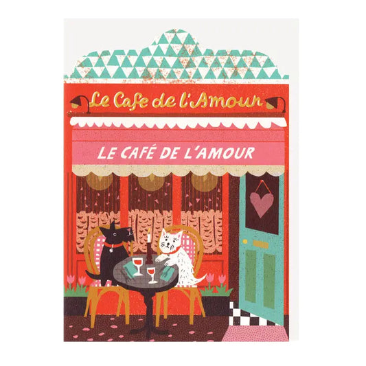 Love Cafe Die-cut Card