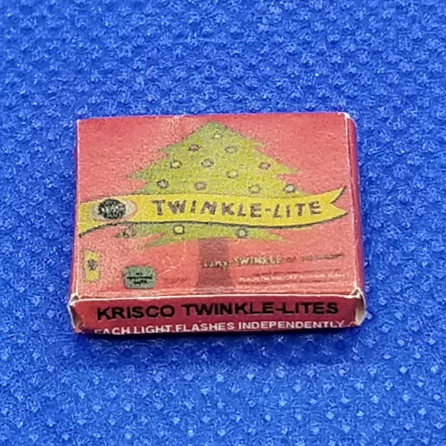 1/12 Scale Christmas Lights Box - Twinkle-Lite - Dollhouse Miniature