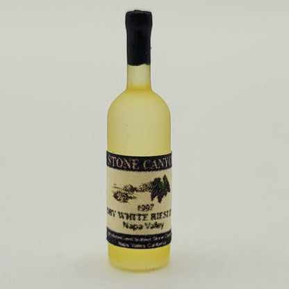Red, White and Italian Wine Varieties - Resin Bottles - 1/12 Scale Miniature