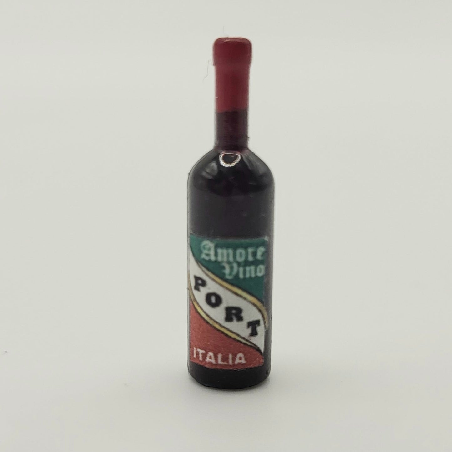 Red, White and Italian Wine Varieties - Resin Bottles - 1/12 Scale Miniature