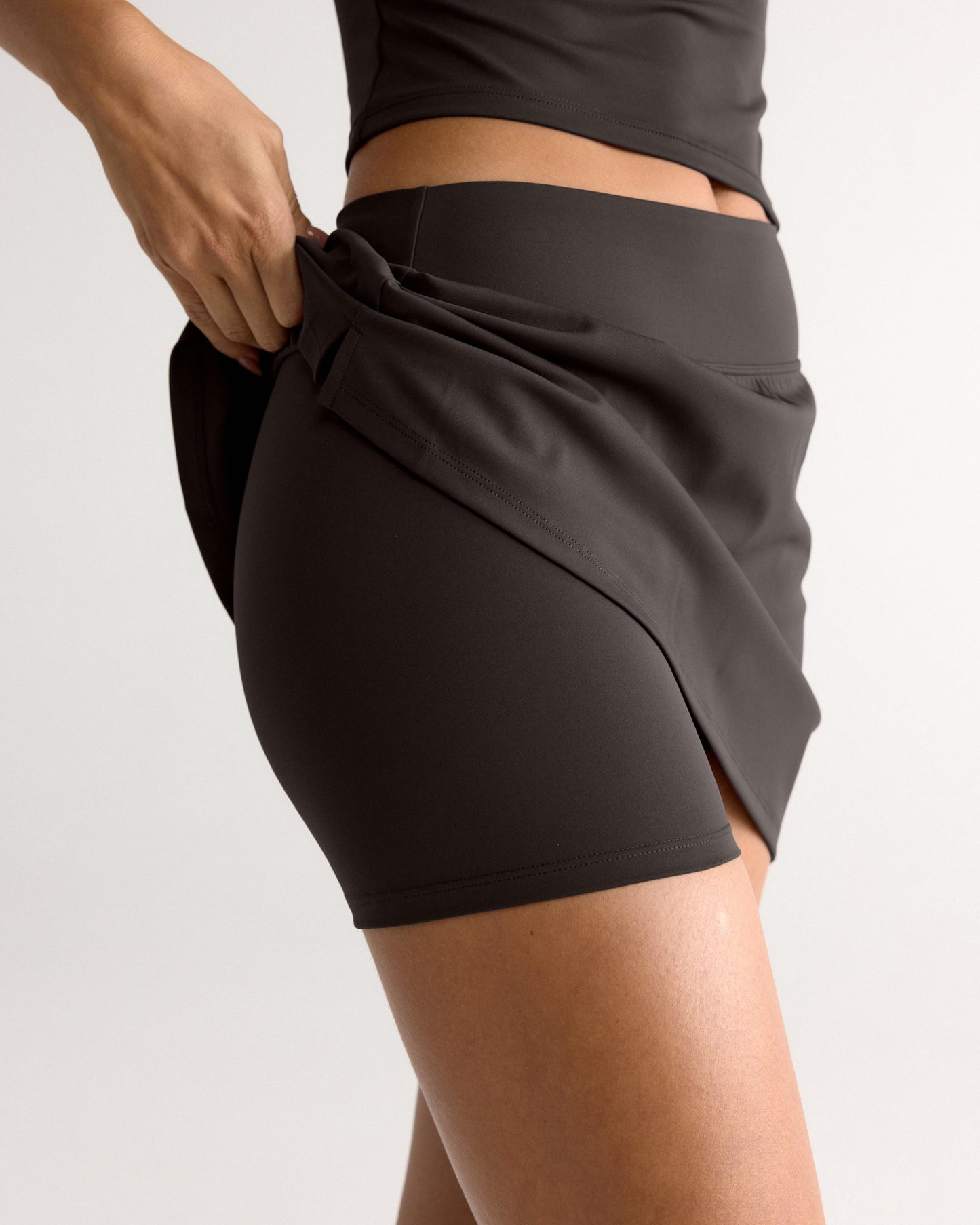 Ultimate Mini Skirt - Coffee Bean