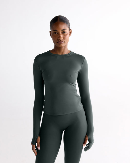 Ultimate Long Sleeve Top - Sea Green