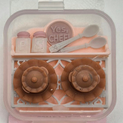 Mini Cocotte (Individual Cooking Dish) - 3D Printed Kit - Ivette Orellana - 1/12 Scale Dollhouse Miniature