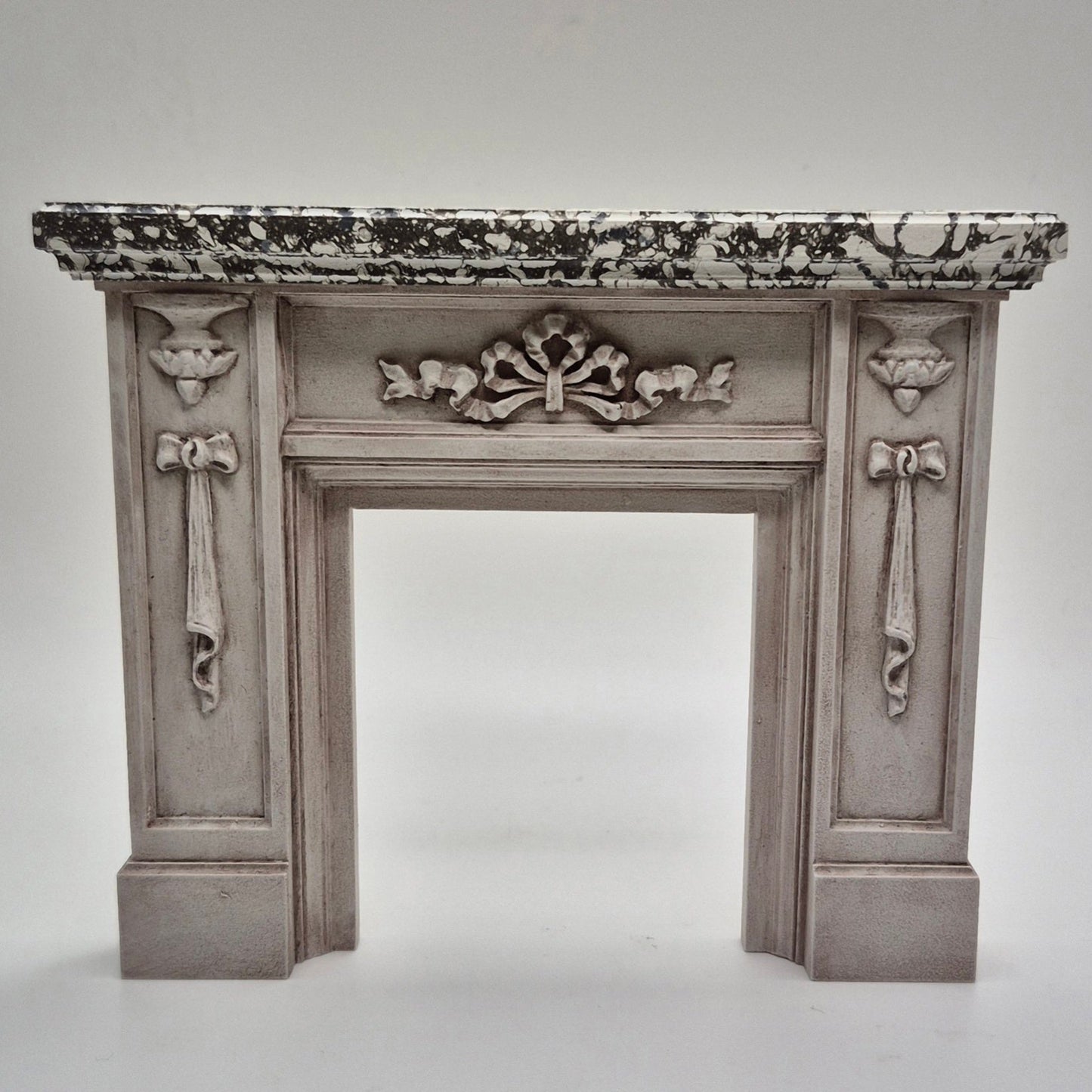 Fireplace Mantel/Surround - Signed Jim Coates - 1/12 Scale Dollhouse Miniature