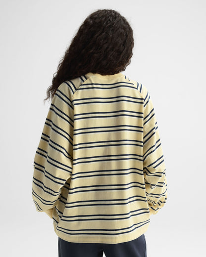 Stripe Long Sleeve T-shirt - Buttercream