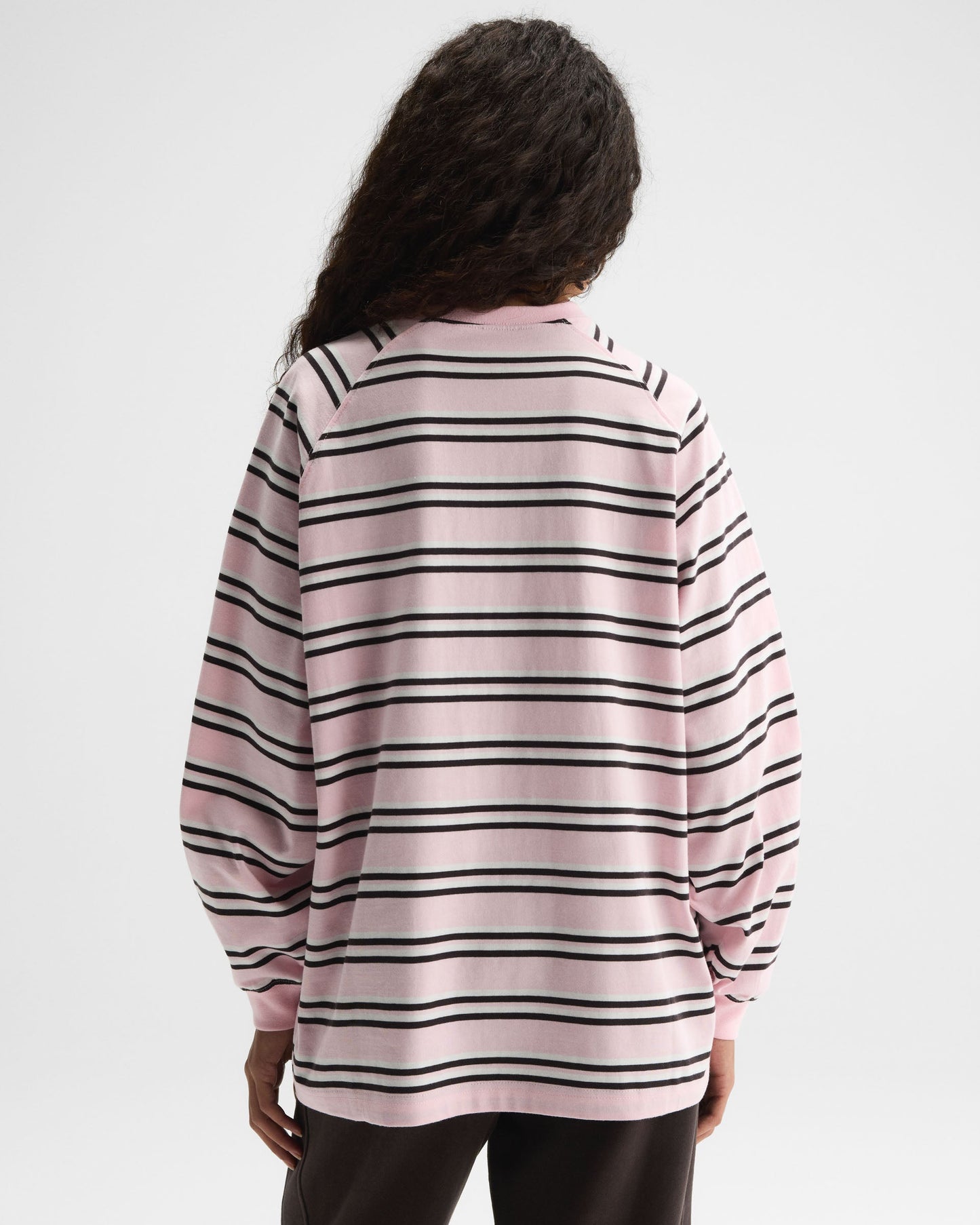 Stripe Long Sleeve T-shirt - Cloud Pink
