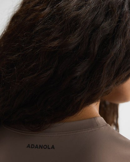 Ultimate Short Sleeve Top - Dusty Brown