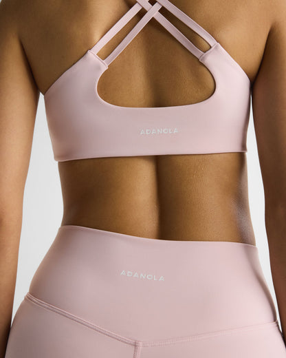Ultimate Cross Back Bra - Cloud Pink