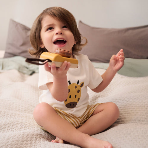 Giraffe Short Sleeve Pyjamas