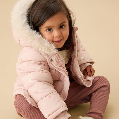 Floral Padded Coat