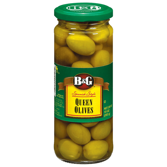 B&G Queen Olives Spanish Style - 10 OZ 12 Pack