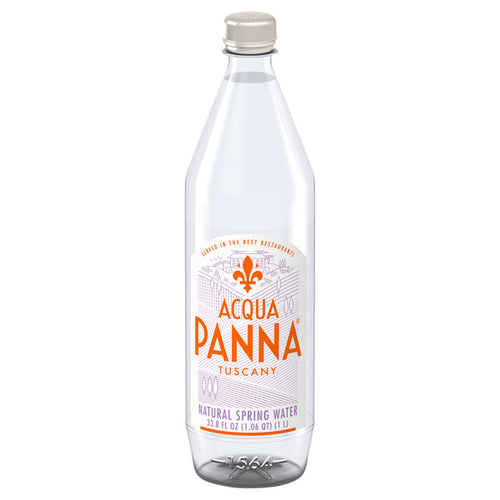 Acqua Panna Tuscany Natural Spring Water 1L - 33.8 FZ 12 Pack