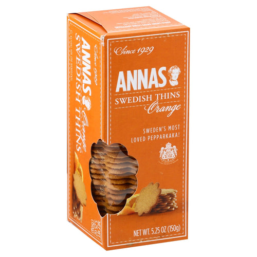 Anna's Orange Flavored Thins - 5.3 OZ 12 Pack