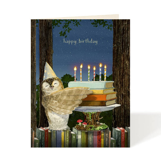 Bookish Birthday - Birthday Greeting Card