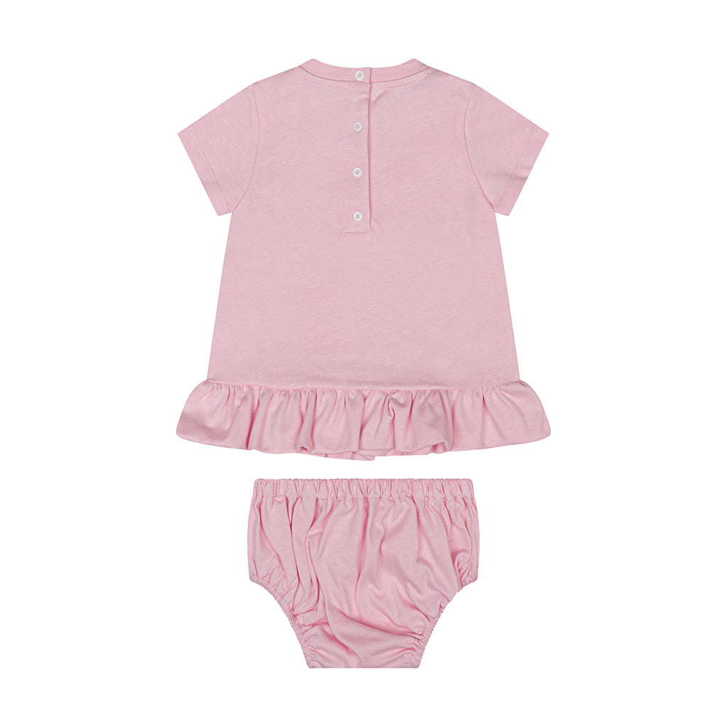 Balmain Kids Logo Dress With Bloomer