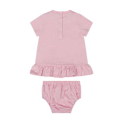 Balmain Kids Logo Dress With Bloomer