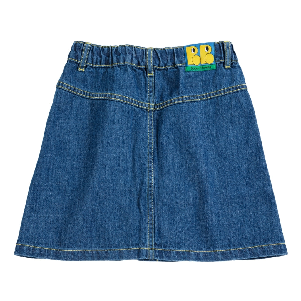 Bobo Choses Booo Bo Choses Tag Denim Skirt