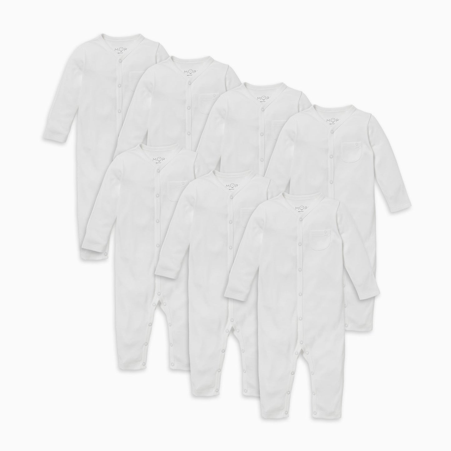 Front Opening Sleepsuit 7 Pack