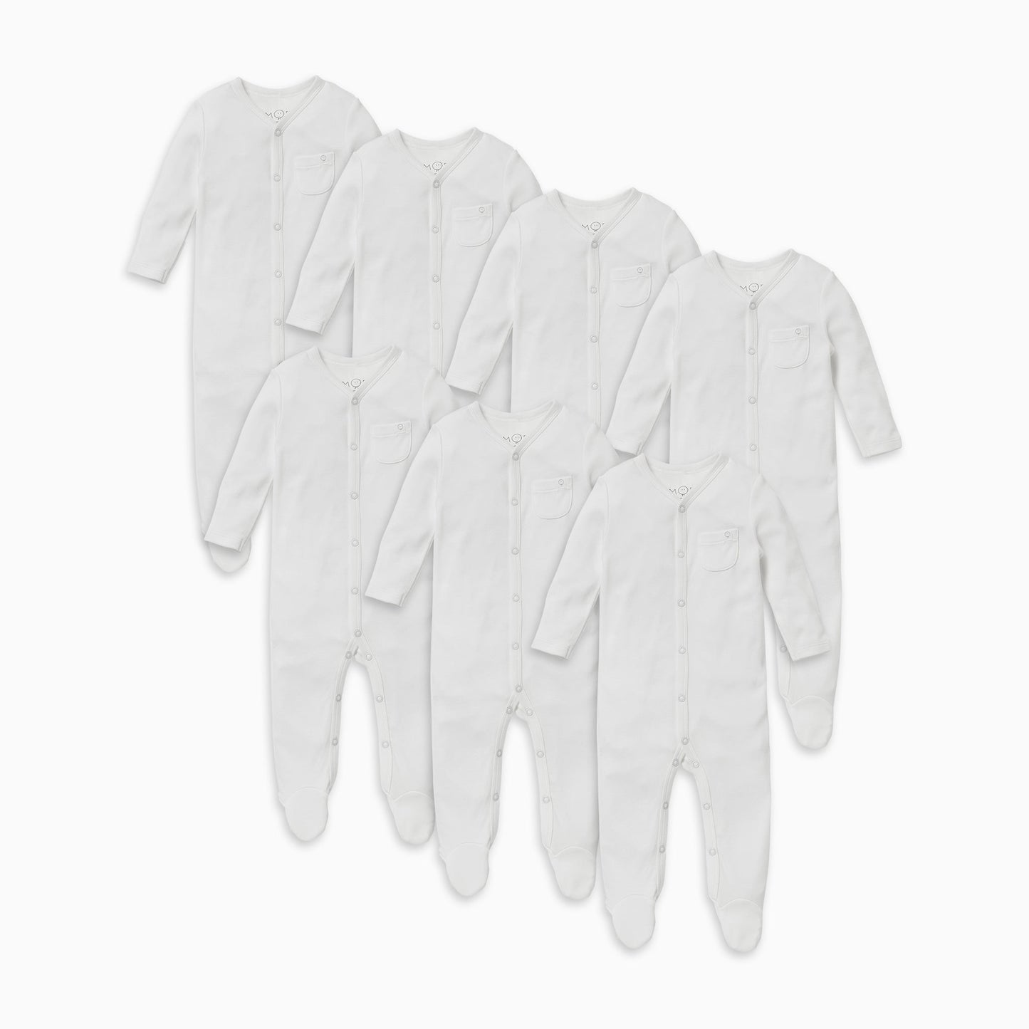 Front Opening Sleepsuit 7 Pack