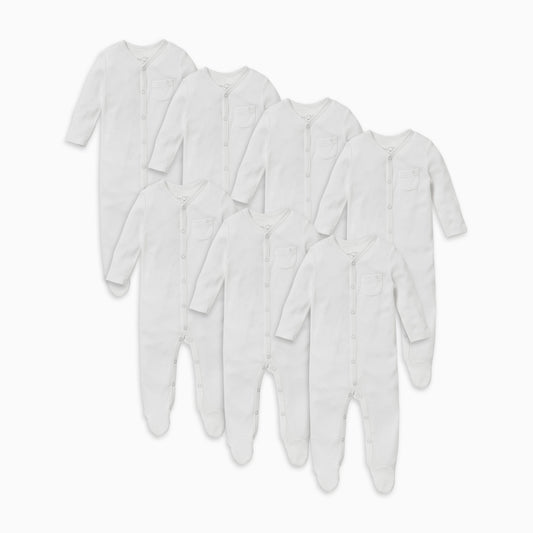 Front Opening Sleepsuit 7 Pack