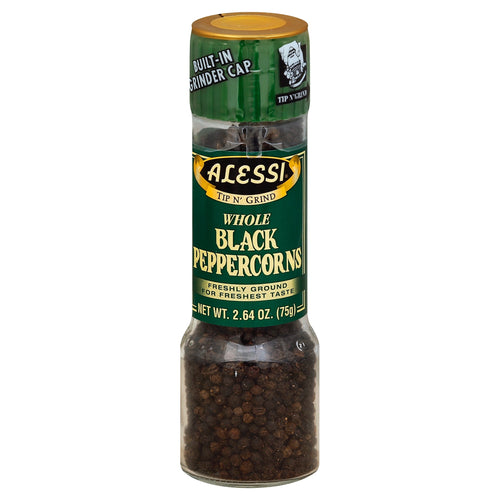 Alessi Whole Black Peppercorn Grinder 2.64 oz - 6 Pack