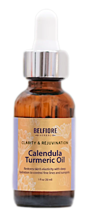 Belfiore Herbal Cosmetics Calendula Turmeric Body Oil - 1 OZ 12 Pack