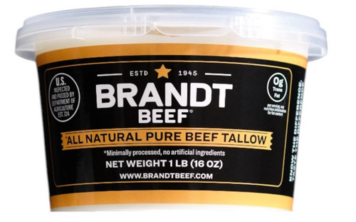 All Natural Pure Beef Tallow - 1 LB 12 Pack