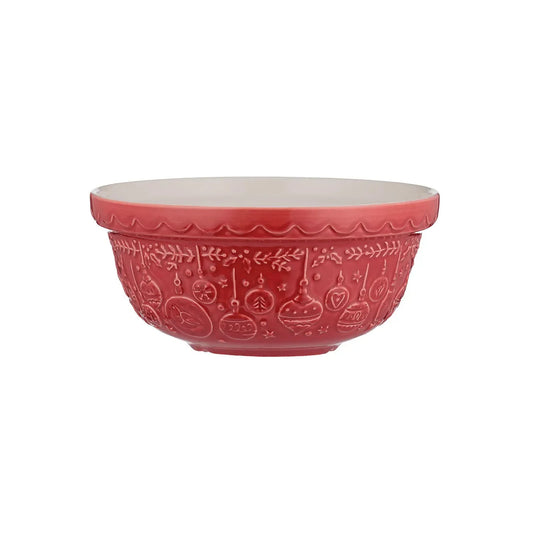 Mason Cash - Mixing Bowl S30 Deck the Halls, Red