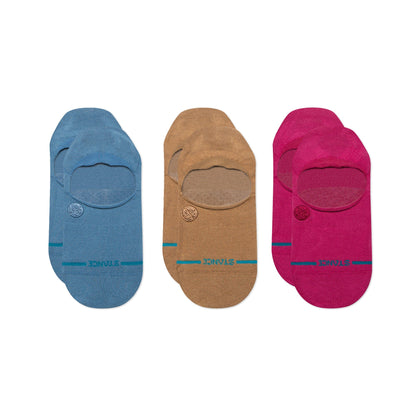 Womens Icon No Show Socks 3 Pack