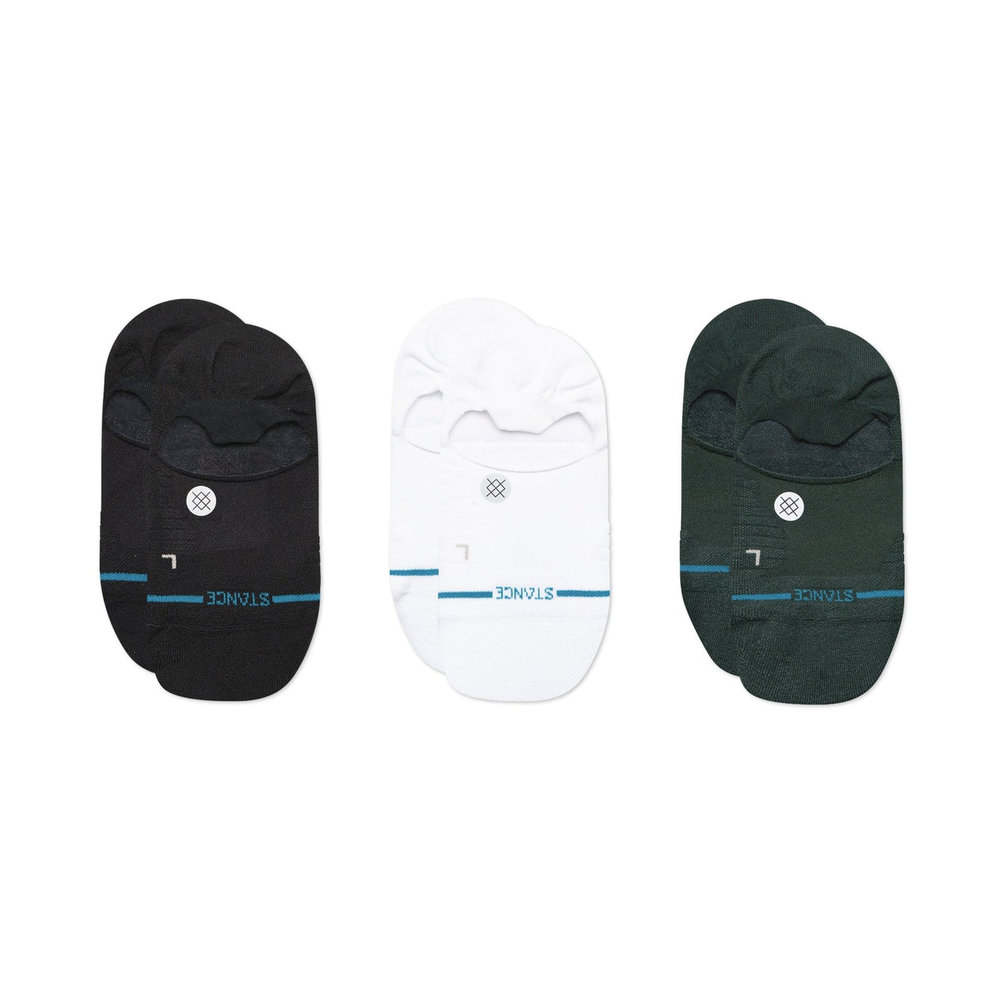 Light Performance No Show Socks 3 Pack