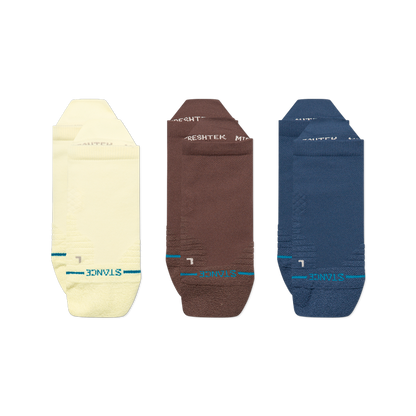Solid Mid Tab Socks 3 Pack