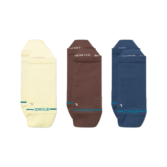 Solid Mid Tab Socks 3 Pack